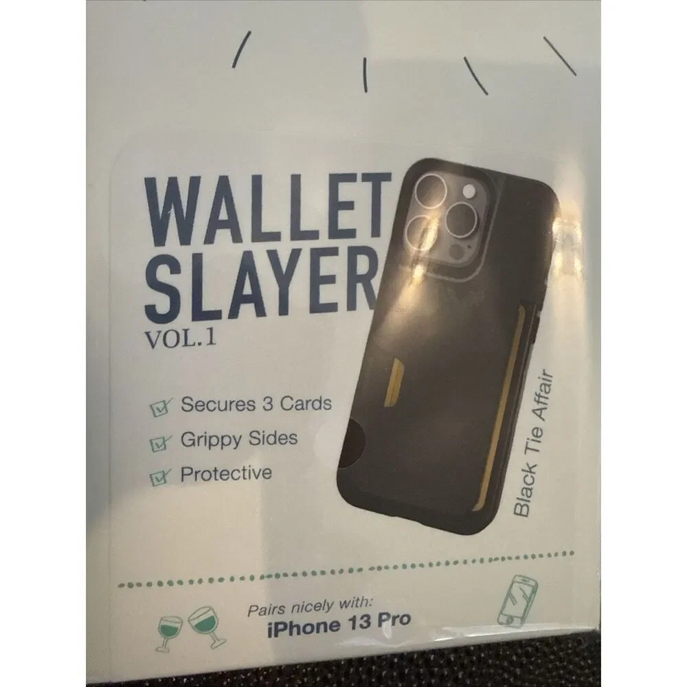 Smartish Wallet slayer Vol.1 iPhone 13 Pro VT21x-Black